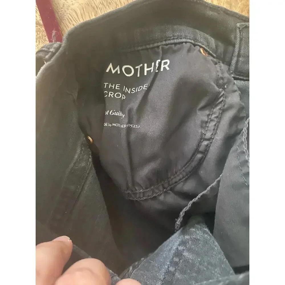 Mother The Insider Crop Shorts Not Guilty Size 25